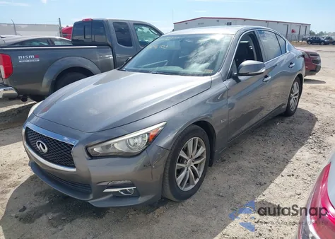 2016 Infiniti Q50 3.0T Premium from USA, damaged, VIN JN1EV7APXGM304437